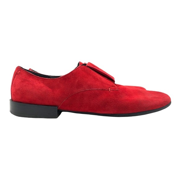 Zero + Maria Cornejo (RARE) Red Suede Loafers - Picture 3 of 9